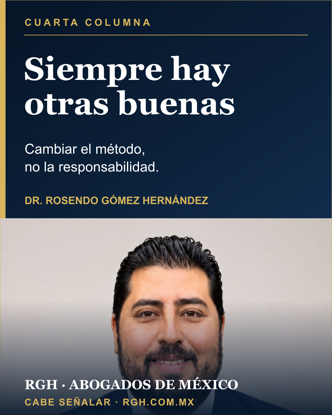 Portada de la cuarta columna Siempre hay otras buenas
